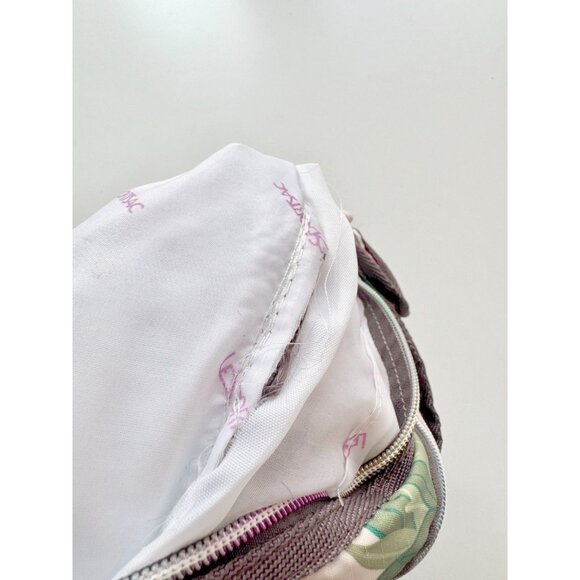 LESPORTSAC Jungle Animal Print Nylon Logo Grosgrain Trim Shoulder Bag Purse - Picture 13 of 15